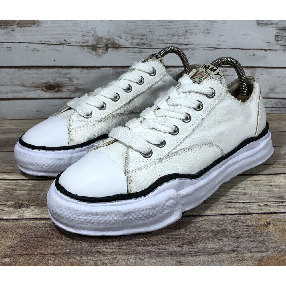 MMY Maison Mihara Yasuhiro OG Sole Canvas Peterson Shoes Mens Size 42 (9) White